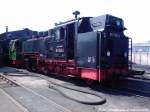 R�BB 99 1782 im Kleinbahn BW Putbus am 30.5.13