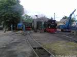 Bw Putbus mit R�BB 251 901 / 99 4802 / Mh 53 & 99 4011 am 10.7.13