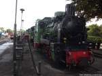 R�BB Mh 52 & 53 abgestellt am Kleinbahn BW Putbus am 11.8.13