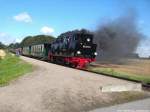 R�BB 99 4011 mit dem P103 mit ziel Ostseebad G�hren am Hp.