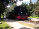 R�BB 99 1782 mit dem P105 bei der Einfahrt in den Hp.