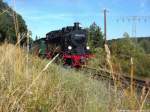 R�BB 99 4011 mit dem P108 kurz vor dem Hp.