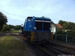 R�BB 251 901 unterwegs zum Zug, um wenige Minuten sp�ter nach Lauterbach Mole weiterzufahren am 29.8.13
