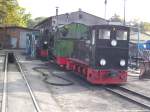 R�BB 99 4802, Mh 52 & K�f 6003 angestellt am Kleinbahn Bw Putbus am 29.8.13