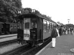 R�BB Mh 52 mit dem Sonderzug im Bahnhof Putbus / Hier das Schlusslicht am 30.8.13