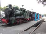 R�BB Mh 53, 99 4802, Mh 52, K�f 6003 & hinten noch 99 1784 & 199 008 im Kleinbahn BW Putbzus am 15.9.13