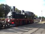 Nun steht sie der �ffentlichkeit zu verf�gung 99 1608 (99 608) abgestellt am Kleinbahn BW in Putbus am 1.10.13
