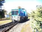 R�BB 251 901 hat sich vom Zug Getrennt und wird nun bis zur n�chsten Fahrt nahc Lauterbach Mole im Bahnhof Putbus Wagen rangieren am 2.10.13