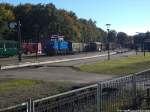 R�BB 251 901 beim Rangieren im Bahnhof Putbus am 2.10.13