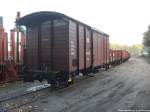 G�terwagen zum sonderzug in Putbus am 7.10.13