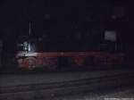 R�BB 99 1594 (Ausrangierte Lok) mit  Neuen Lack udn Vorr�bergehende Kuppelstangen abgestellt in Putbus am 11.10.13