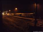 R�BB Wagen abgestellt auf Gleis 3 im Bahnhof Putbus am 3.12.13