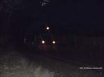 R�BB 99 4802 kurz vor dem Bahnhof Ostseebad Binz am abend des 6.3.14