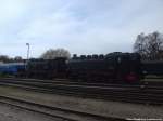 R�BB 99 4011 und 99 1784 abgestellt im Bahnhof Putbus am 17.4.14