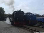 R�BB 99 1782 beim rangieren im Bahnhof Putbus am 17.4.14