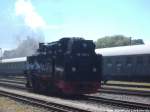 R�BB 99 1784 bei den F�hrerstandsmitfahren beim Bahnhosfest in Putbus am 15.6.1%