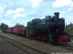 R�BB Mh 53 als Ausstellungsfahrzeug abgestellt im Museum in Putbus am 12.6.14