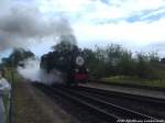 das Diesj�hrige Geburtstagskind die R�BB Mh52 zu ihrem 100 Geburtstag im Bahnhof Putbus am 14.6.14