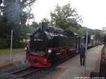 R�BB 99 1782 im Bahnhof Ostseebad Binz am 14.7.14