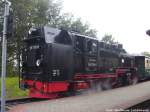 R�BB 99 1781 im Bahnhof Sellin am 14.7.14