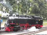 R�BB 99 1784 im Bahnhof Ostseebad Binz am 17.8.17