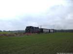 R�BB 99 784 mit einem Personenzug unterwegs nach Ostseebad G�hren am 12.10.14