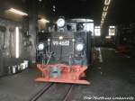 R�BB 99 4652 in der Werkstatt in Putbus am 29.5.15