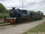 R�BB 99 4801 abgestellt im Kleinbahnmuseum in Putbus am 29.5.15