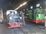 R�BB 99 4652 und Mh52 im kleinbahn Bw Putbus am 30.5.15