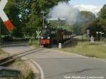 R�BB Mh52 mit dem Traditionszug unterwegs nach Putbus in Posewald am 30.5.15