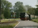 R�BB 99 4011 unterwegs nach Ostseebad G�hren in Posewald am 30.5.15