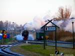 99 1784 der R�BB beim Rangieren im Bahnhof Putbus am 30.12.16