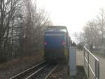 251 901 der R�BB im Bahnhof Lauterbach Mole am 28.12.18