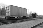 K�f 6003 beim Rangieren im Bahnhof Putbus am 15.12.20