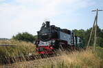 99 783 kurz vor Lauterbach (R�gen) am 26.7.21
