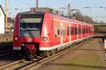 DB 425 112 treft am 27 M�rz 2017 in Dillingen ein.