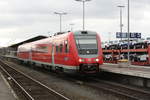 612 093/593 verl�sst als RE31 mit ziel Hof Hbf den Bahnhof Marktredwitz am 22.3.21