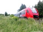 622 028 / 528 aus Monsheim kommend bei der Einfahrt in Gr�nstadt am 1.6.16