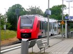 623 509 / 009 f�hrt in Freinsheim auf das Gleis 1 S�d am 30.5.16