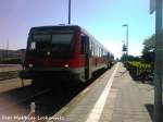 628 651 als RE6 mit Ziel L�beck Hbf im Bahnhof Reuterstadt-Stavenhagen am 23.9.10