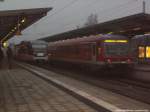 OLA VT 0010 mit ziel B�tzow & BR 628 als S2 mit ziel Schwaanim Bahnhof G�strow am 14.12.13