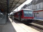 628 / 928 659 als RE6 mit Ziel �ckermunde Stadthafen im Bahnhof Neubrandenburg am 16.6.14