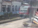 628 / 928 659 als RE6 mit ziel �ckerm�nde Stadthafen im Bahnhof Neubrandenburg am 16.6.14
