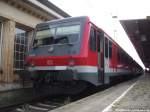 928 651 als RE6 mit ziel L�beck Hbf im Bahnhof Bad Kleinen am 13.7.14