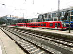 628 433 mit 628 XXX der S�dostbayernbahn abgstellt im M�nchener Hbf am 21.6.17