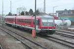 628 589 / 928 589 der S�dostbayernbahn mit ziel Bogen abgestellt im Bahnhof Straubing am 23.3.21