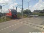642 051/551 als RB12 mit ziel Graal-M�ritz kurz hinter Rostock Hbf am 22.6.13