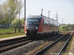 642 224 / 724 verl�sst den Bahnhof Bernburg-Friedenshall am 5.5.16