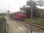 172 601-7 & 172 001-0 bei der Ausfahrt aus Putbus in Richtung Bergen auf R�gen am 1.6.13