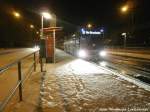 Neuer MB Bus der HAVAG an der Haltestelle Schwimmhalle am 30.12.14